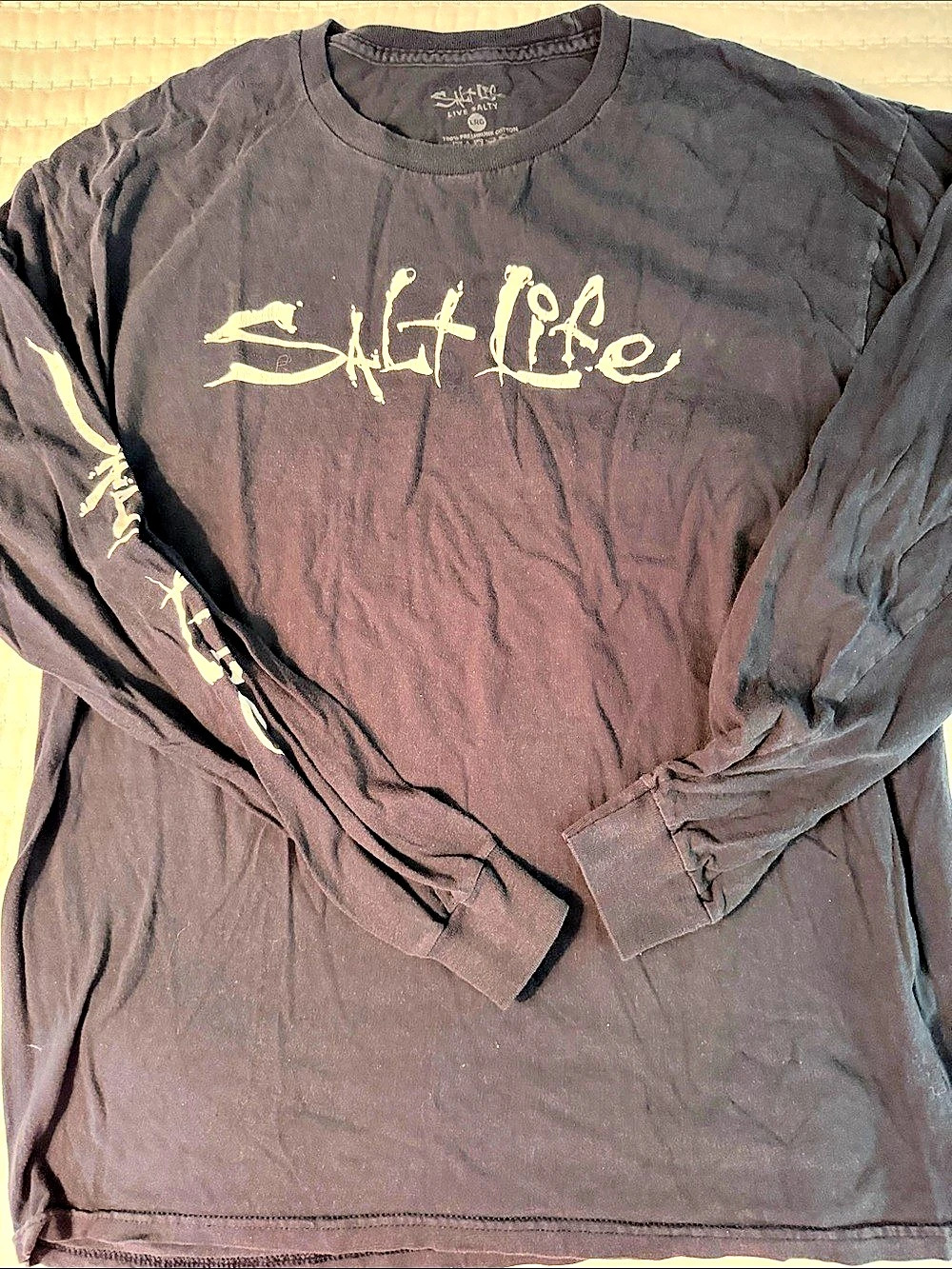 Salt Life Live Salty Men's Long Sleeve Tee Size Large